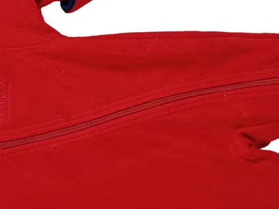 BMS Baby Fleece Overall Schneeanzug Gr. 68 Rot Baumwolle Kapuze Wagenanzug