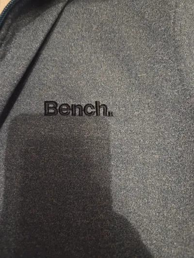 Bench. Trainingsjacke Herren Gr. L Grau Meliert Sportjacke Polyester