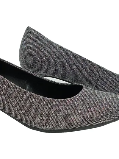 Gabor Soft & Smart Damen Pumps Gr. 38 Silber Glitzer Elegant