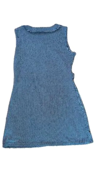 Apricot Damen Businesskleid Fischgrätenmuster Grau Gr. 40/M ärmellos 5