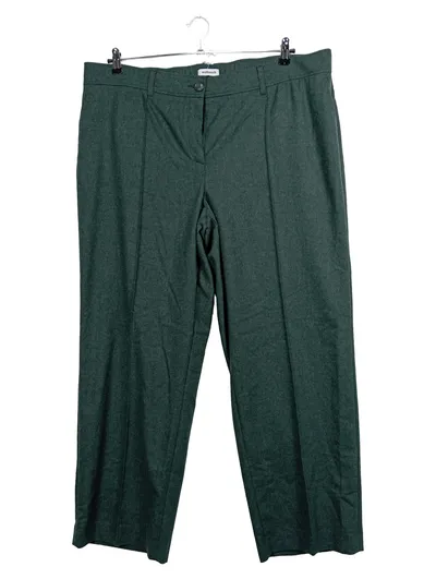 Walbusch Damen Anzughose Petrol Gr. 50 Wollmix Business Hose