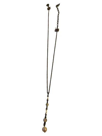 Konplott Elegante Damen Halskette Perlen Strass Gold Romantisch 49cm