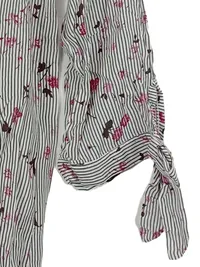 Cartoon Damen Bluse Gr. S 36 gestreift Blumenmuster 3/4-Arm 2