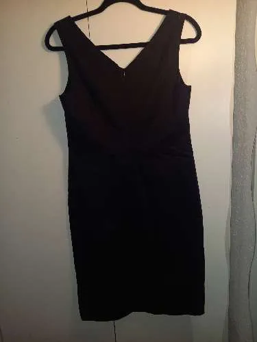 Esprit Collection Damen Businesskleid Etuikleid Schwarz Gr. 38 Elegant
