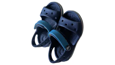 Crocs Kinder Sandalen Blau Gr. 30 Praktisch Badeschuhe