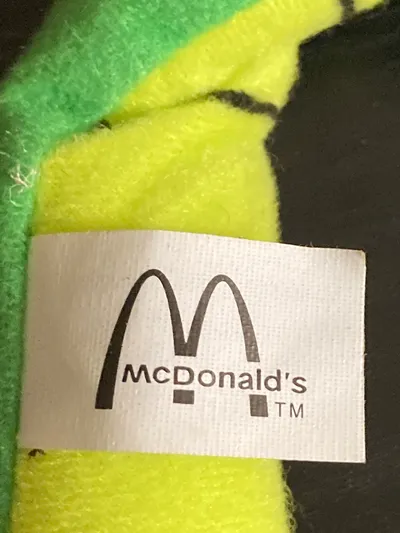 McDonald's Kuscheltier Schlange Grün 40cm Plüschtier Sammlerstück