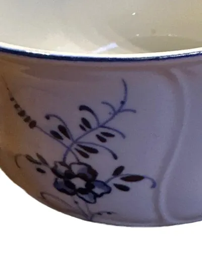 Villeroy & Boch Vieux Luxembourg Teetasse Porzellan Weiß Blumen 6cm