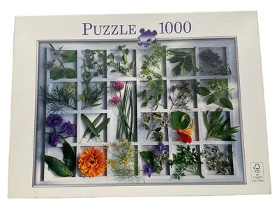 Puzzle 1000 Teile Kräuter Blumen Botanik Innovakids NEU