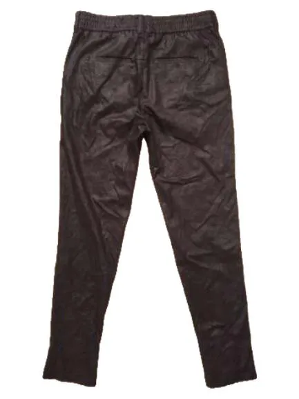 Drykorn Lederhose Damen Schwarz Elegant Business Gr. W29 38 M 3