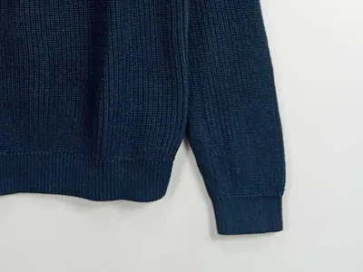 Mango Kinder Pullover Gr. 164 Blau Strickpullover mit Knöpfen Casual