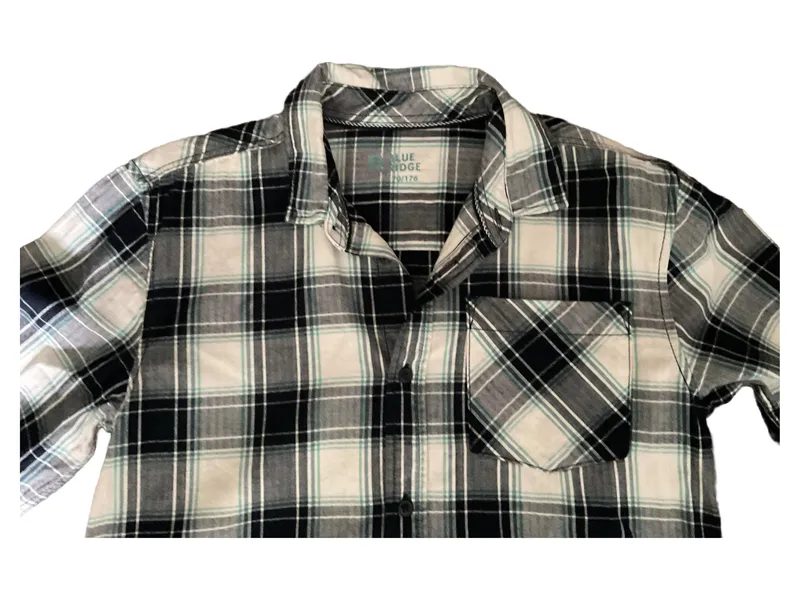 Blue Ridge Kinder Freizeithemd kariert Gr. 170-176 Mehrfarbig Casual 3