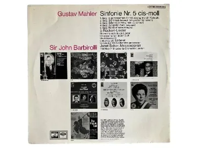 Mahler Sinfonie Nr. 5 Vinyl LP Sir John Barbirolli EMI Klassik