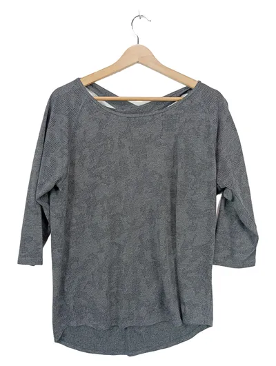 Under Armour Damen Sport Shirt Rückenausschnitt Grau Gr. L 40