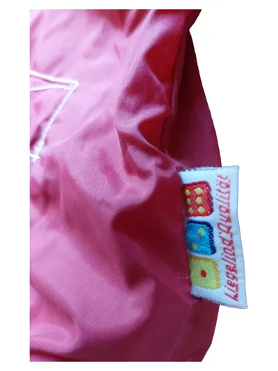LIEGELIND Baby Winterjacke Gr. 68 Rosa Kapuze Katzen Stickerei