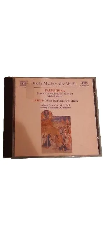 Naxos CD Palestrina Missa Hodie Christus Natus Est Lassus Early Music