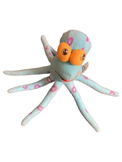 McDonald's Kuscheltier Oktopus Krake Plüschtier Blau 20cm