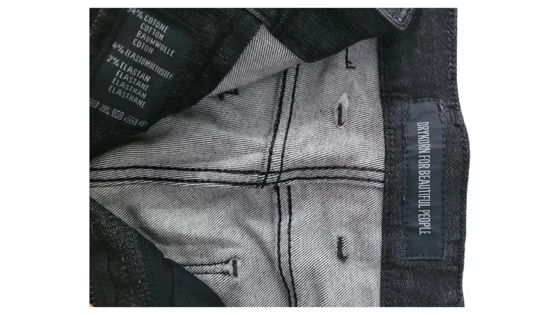 DRYKORN FOR BEAUTIFUL PEOPLE Herren Jeans Regular Fit Hose Grau Gr. 32 Casual 7