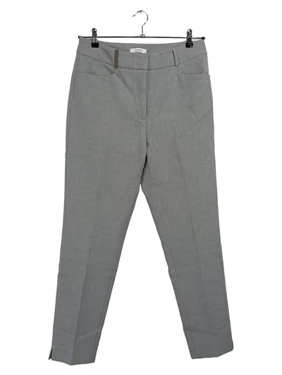 Peserico Damen Anzughose Grau Gr. 46 Business Hose Made in Italy