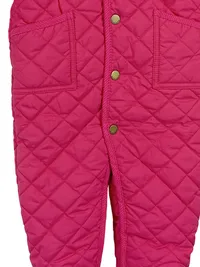 Ralph Lauren Schneeanzug Overall Baby Mädchen Gr. 74 9M Pink Gesteppt Winter 4
