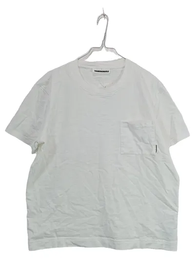 ARMEDANGELS T-Shirt Herren Gr. L Weiß Baumwolle Brusttasche Basic