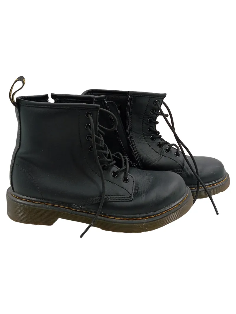 Dr. Martens Stiefel Kinder Gr. 35 Schwarz Klassisch Schnürstiefel 1