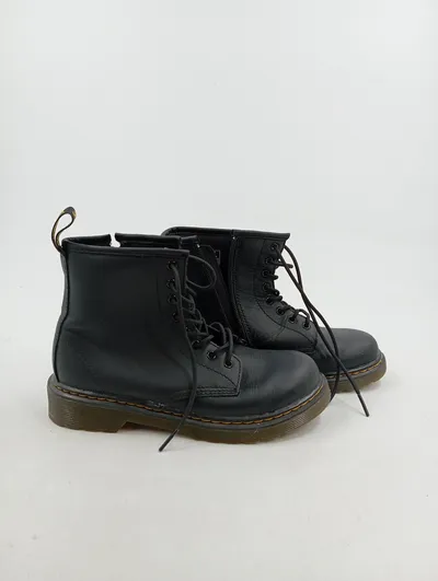 Dr. Martens Stiefel Kinder Gr. 35 Schwarz Klassisch Schnürstiefel