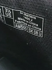 Dr. Martens Stiefel Kinder Gr. 35 Schwarz Klassisch Schnürstiefel 5