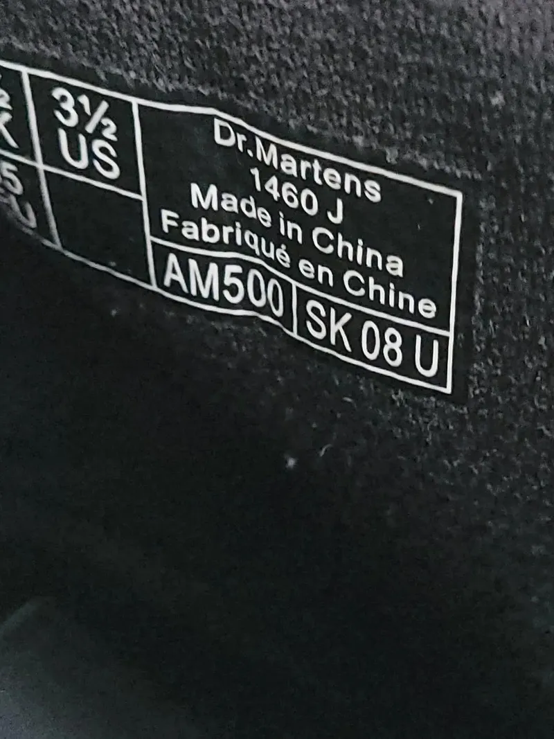 Dr. Martens Stiefel Kinder Gr. 35 Schwarz Klassisch Schnürstiefel 5