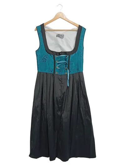 LIFOS Dirndl Trachtenkleid Damen Gr. 40/L Mehrfarbig Traditionell