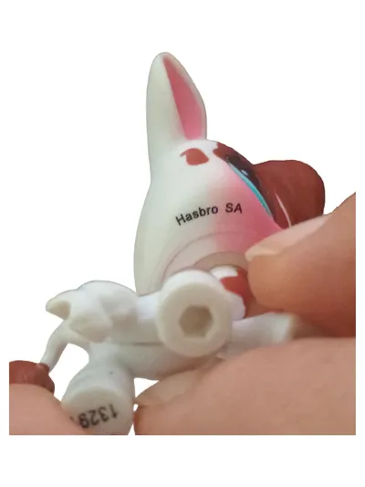 Hasbro Littlest Pet Shop Trampolin Puppengeschirr Zubehör Orange