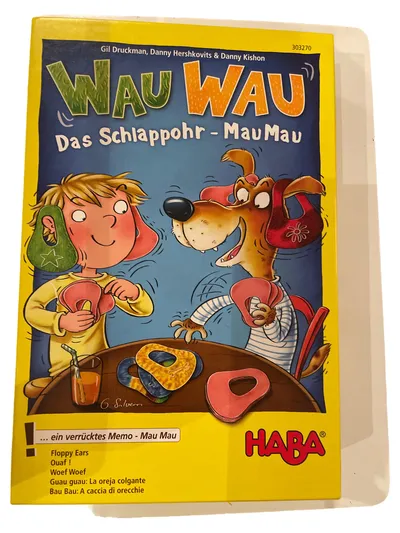 HABA Wau Wau Das Schlappohr Mau Mau Gedächtnisspiel Memo Spiel ab 6 J.