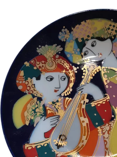 Rosenthal Sammelteller Orientalische Nachtmusik Mandolinenspieler 16cm Porzellan