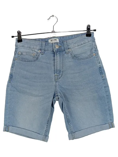 ONLY & SONS Herren Jeans Shorts Gr. 36 Hellblau Denim Bermuda