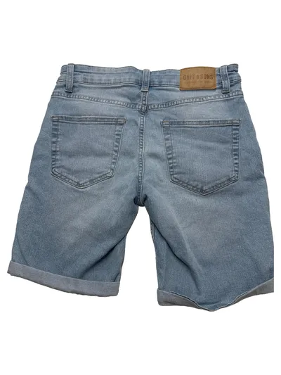 ONLY & SONS Herren Jeans Shorts Gr. 36 Hellblau Denim Bermuda