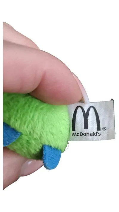 McDonald's Drache Kuscheltier Plüschtier Grün 9 cm