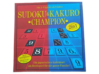 Ravensburger Sudoku & Kakuro Champion Brettspiel Rätselspiel Familie 2in1