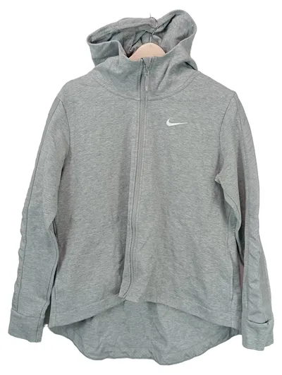 Nike Damen Sweatjacke Kapuzenjacke Hoodie Grau Gr. L Sportlich