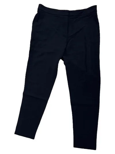 Peserico Sign Stoffhose Damen Gr. 48 Blau Business Viskose Elegant