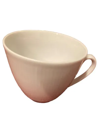 Wunsiedel Bavaria Porzellan Tasse Klassisch Weiß Uni 8 cm