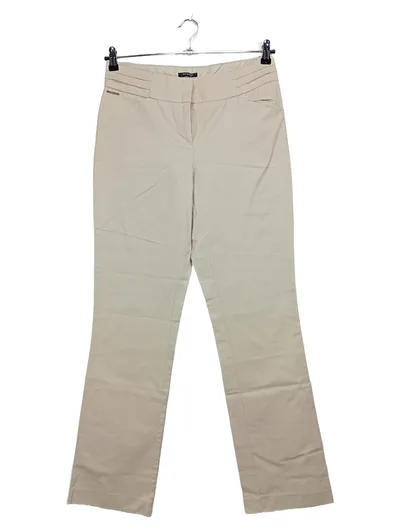 ORSAY Damen Stoffhose Beige Gr. 38 Elegant Business Baumwolle