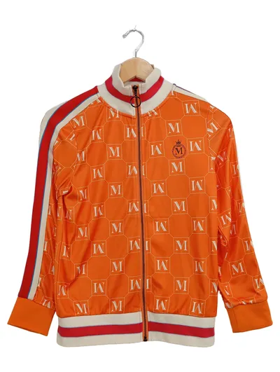 Vingino Kinder Trainingsjacke Orange mit Allover-Print Gr. 146