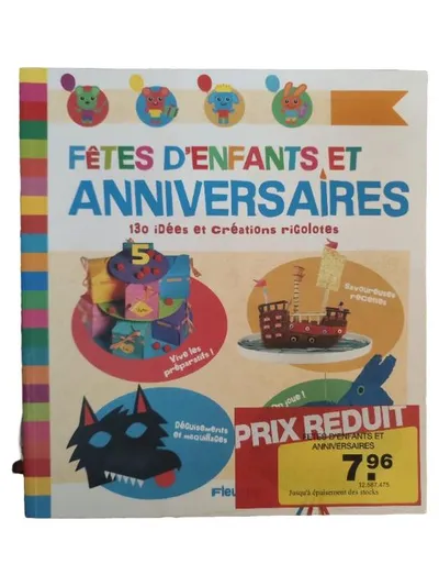 Fleurus Hobbybuch Fêtes d'enfants et anniversaires Kindergeburtstag Basteln