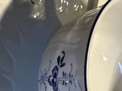 Villeroy & Boch Vieux Luxembourg Tasse Untertasse Porzellan Klassisch Blumen 6cm