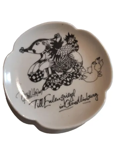 Rosenthal Sammelteller studio-linie Till Eulenspiegel Porzellan 13 cm Weiß