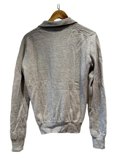 CLOSED Herren Pullover Polokragen Gr. S Grau Wolle Kaschmir Strick