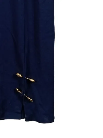 Cavalli Class Roberto Cavalli Damen Businesskleid Gr. 40/L Blau Langarm