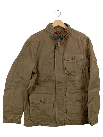 STONES Herren Outdoorjacke Gr. 50 Oliv Polyester