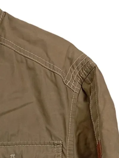 STONES Herren Outdoorjacke Gr. 50 Oliv Polyester