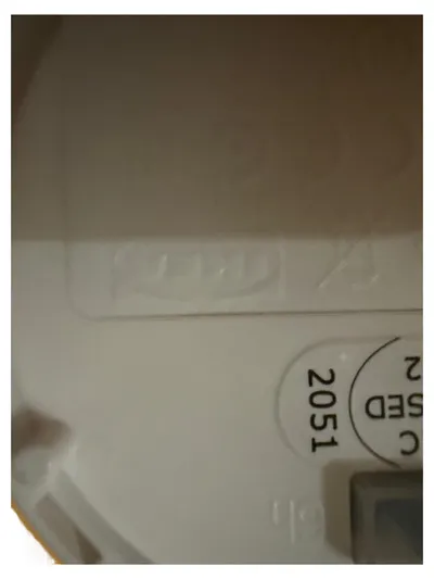 IKEA Tischleuchte Minimalistisch Weiß Kunststoff Batterie 14cm Hoch