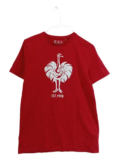 Engelbert Strauss T-Shirt Kinder Gr. 158/164 Rot Strauß Logo Cotton